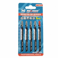 Пилки для лобзика по дереву, T144D , 5 предметов (кратно 10 шт) (2235)