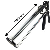 пистолет для герметика 310 мл., полукорпусный, хромированный, "maximum" mx 13544 оптом