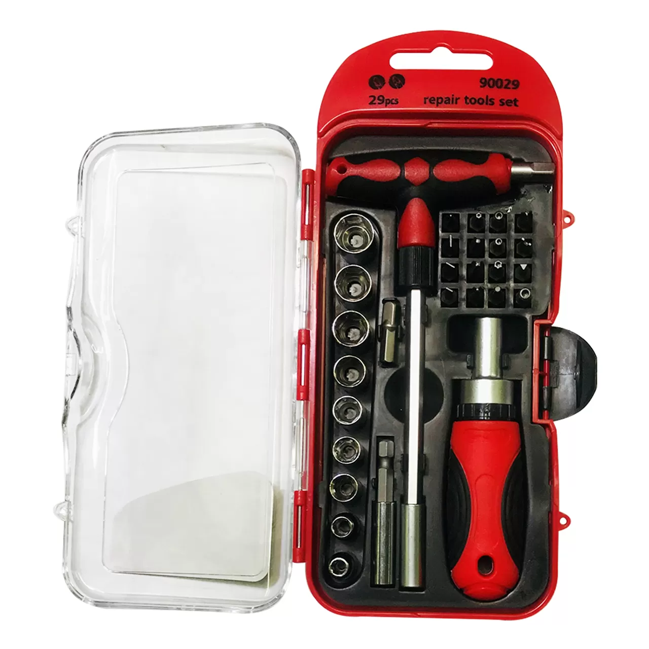 Набор головок и насадок 29 предметов "MAXIMUM", мини (2707)