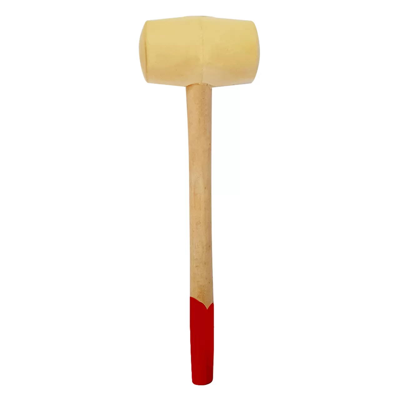 Киянка резиновая с деревянной рукояткой 750 гр, белая (2276)